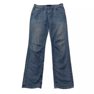 LEVI'S Womens Jeans 29 Classic Light Blue Stretch Denim Demi Curve Slim Leg 29